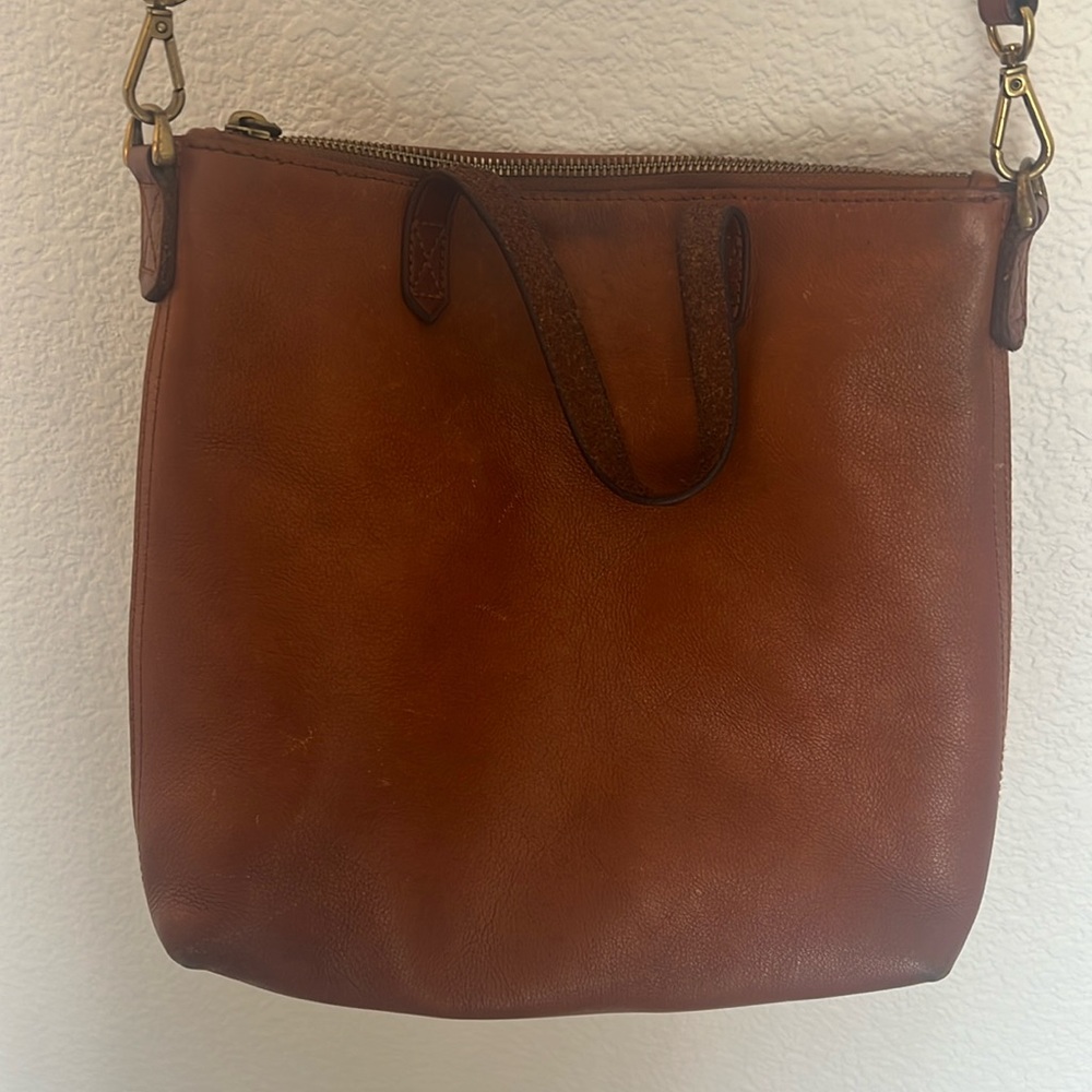 Madewell zip top transport crossbody